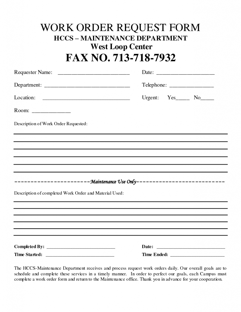 Free Order Form Template Download